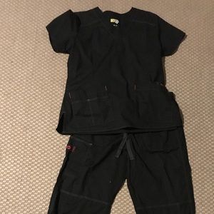 Black scrubs